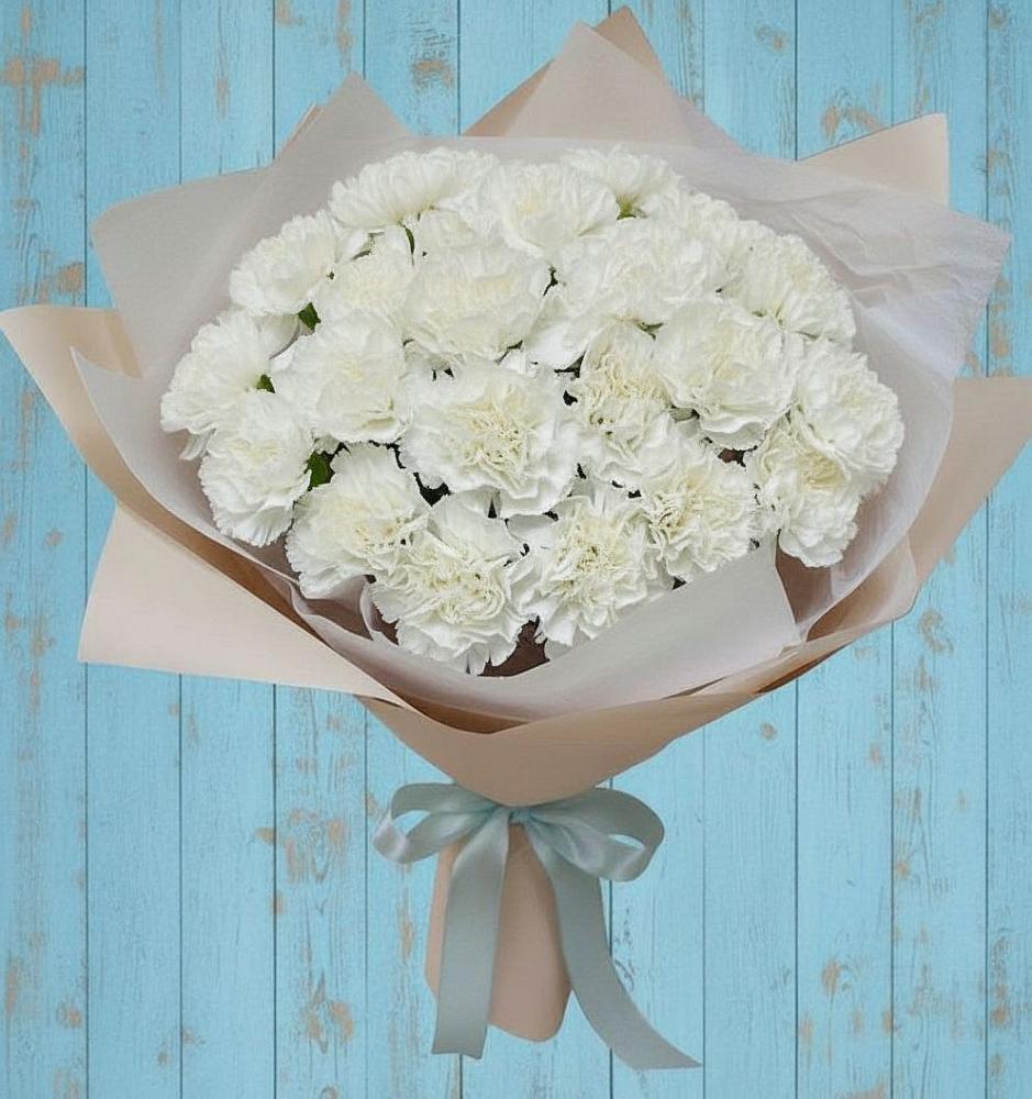 Букет цветов из: Гвоздики в Якорная Щель