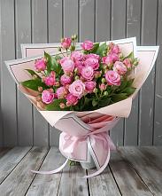 Букет Розовый кустик в Якорная Щель