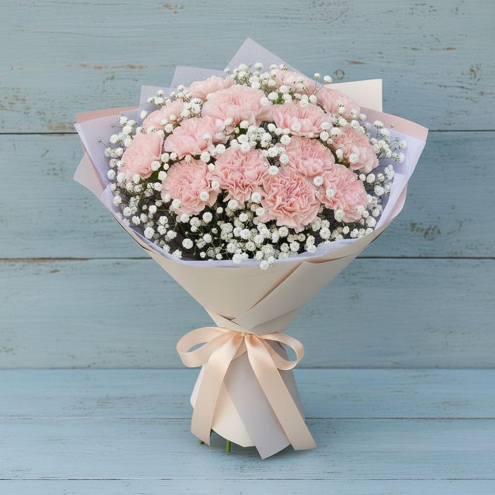 Букет цветов из: Гвоздики в Якорная Щель