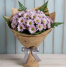 Букет цветов из:  Хризантемы #REPLACE_PRED# Якорная Щель