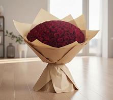 Букет 101 Красная роза в Якорная Щель