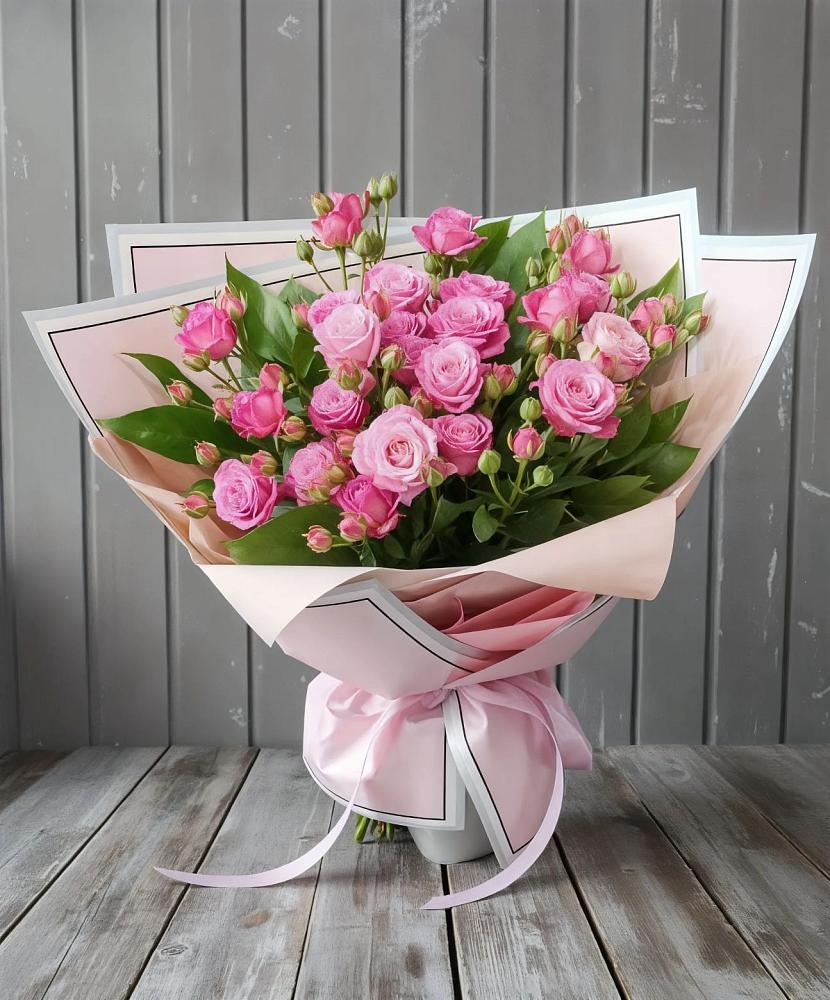 Букет Розовый кустик в Якорная Щель
