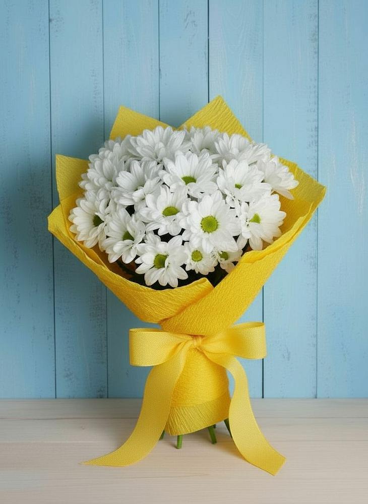 Букет цветов из: Хризантемы в Якорная Щель