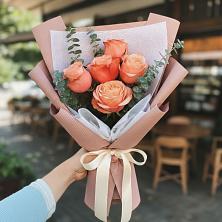 Букет цветов из:  Розы в Якорная Щель