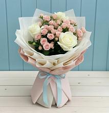 Букет цветов из:  Розы #REPLACE_PRED# Якорная Щель