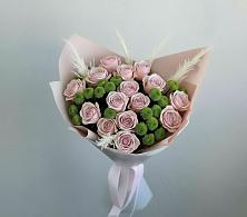 Букет цветов из:  Розы и Хризантемы в Якорная Щель
