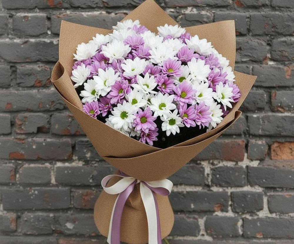 Букет цветов из: Хризантемы в Якорная Щель