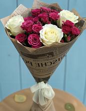 Букет цветов из:  Розы #REPLACE_PRED# Якорная Щель