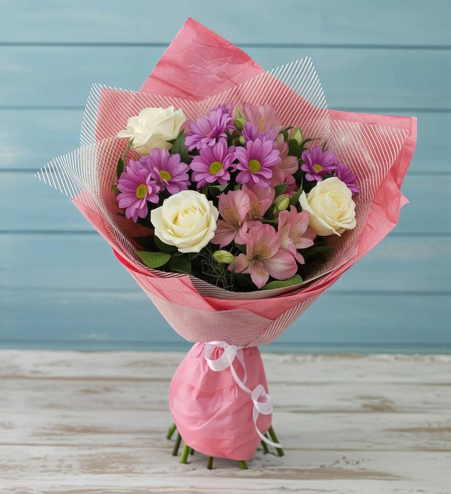 Букет цветов из: Герберы в Якорная Щель