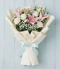 Букет цветов из:  Лилии в Якорная Щель