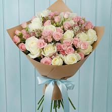 Букет цветов из:  Розы #REPLACE_PRED# Якорная Щель